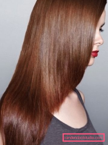 Escada de corte de cabelo bonito e elegante para cabelos longos