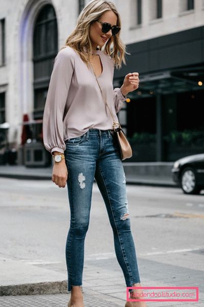 Calça jeans à moda 2019-2020 ano