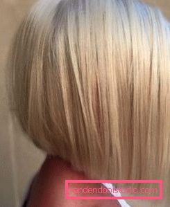 Quadrado de corte de cabelo com alongamento no cabelo médio